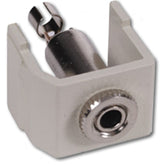 Hubbell SF35SJ Snap Fit Connector, 3.5mm Solder Mini Stereo Jack